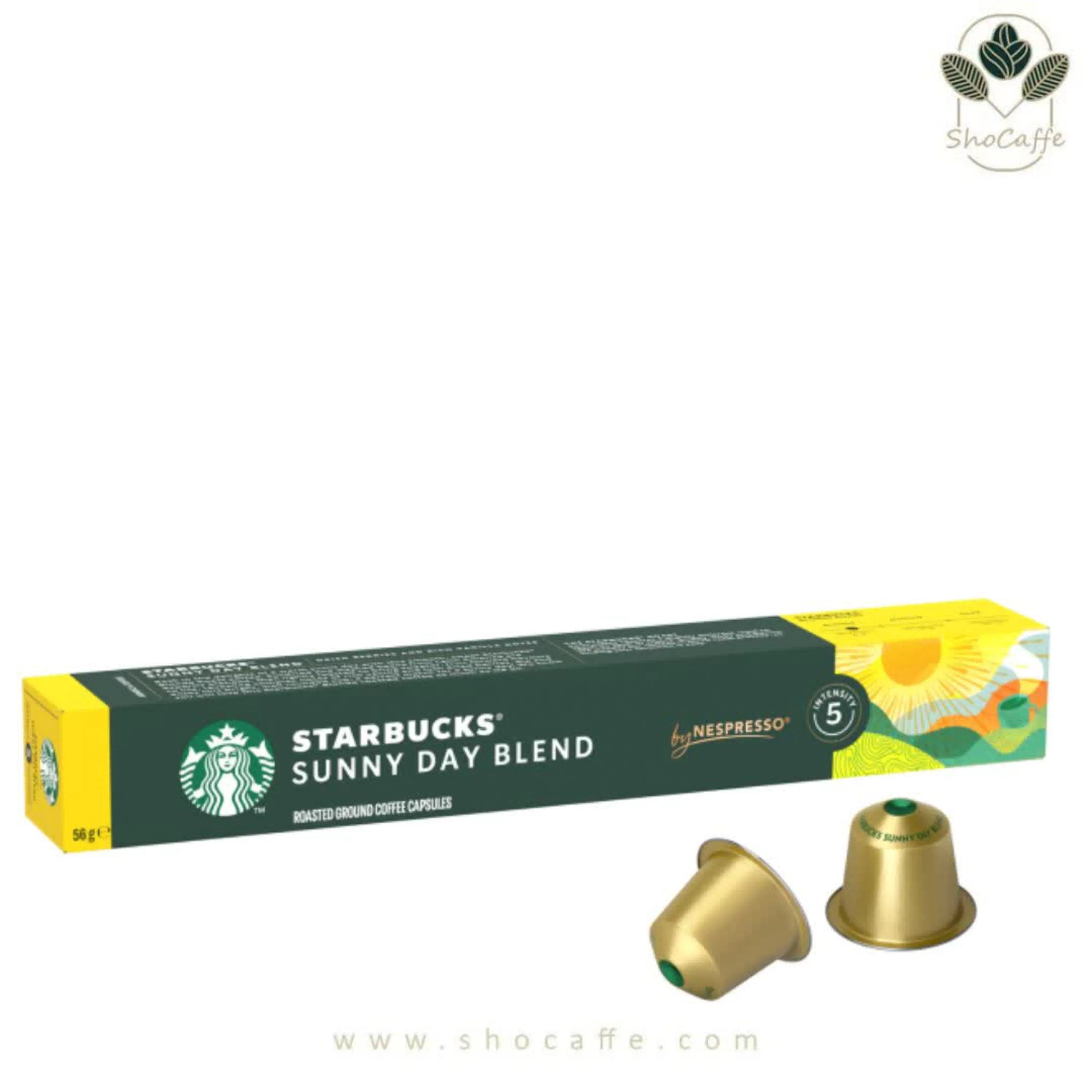 کپسول قهوه نسپرسو استارباکس مدل سانی دی بلند Starbucks Sunny Day Blend